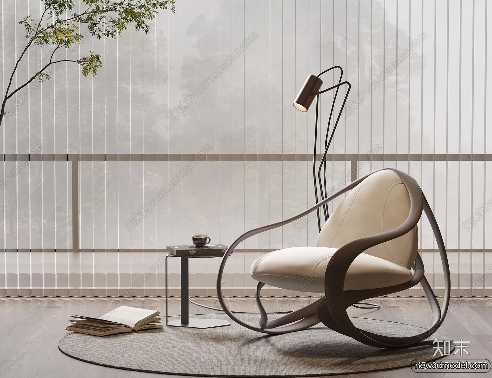 Leisure Chairs - 3D Furniture Models for Interior - 044