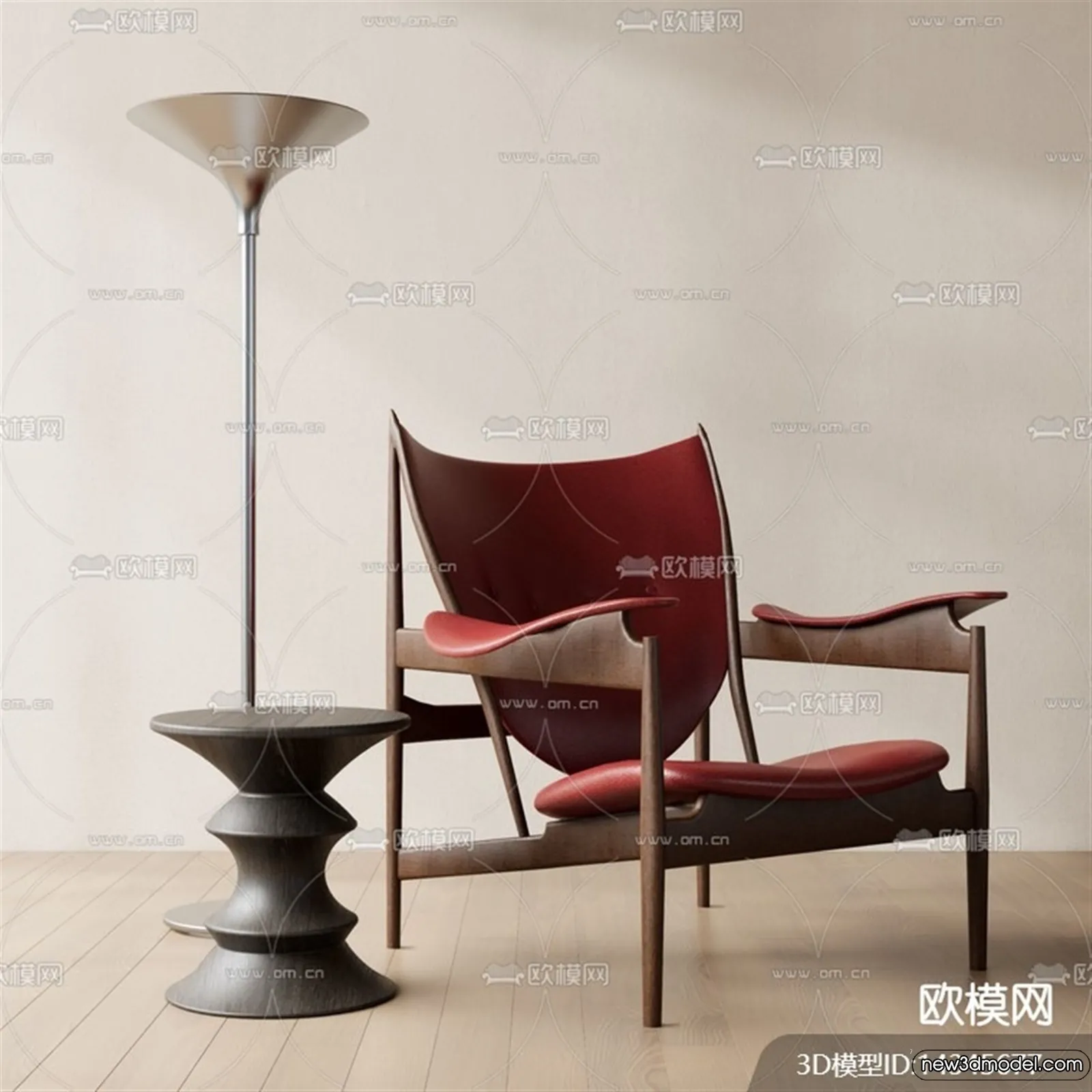 Leisure Chairs - 3D Furniture Models for Interior - 048