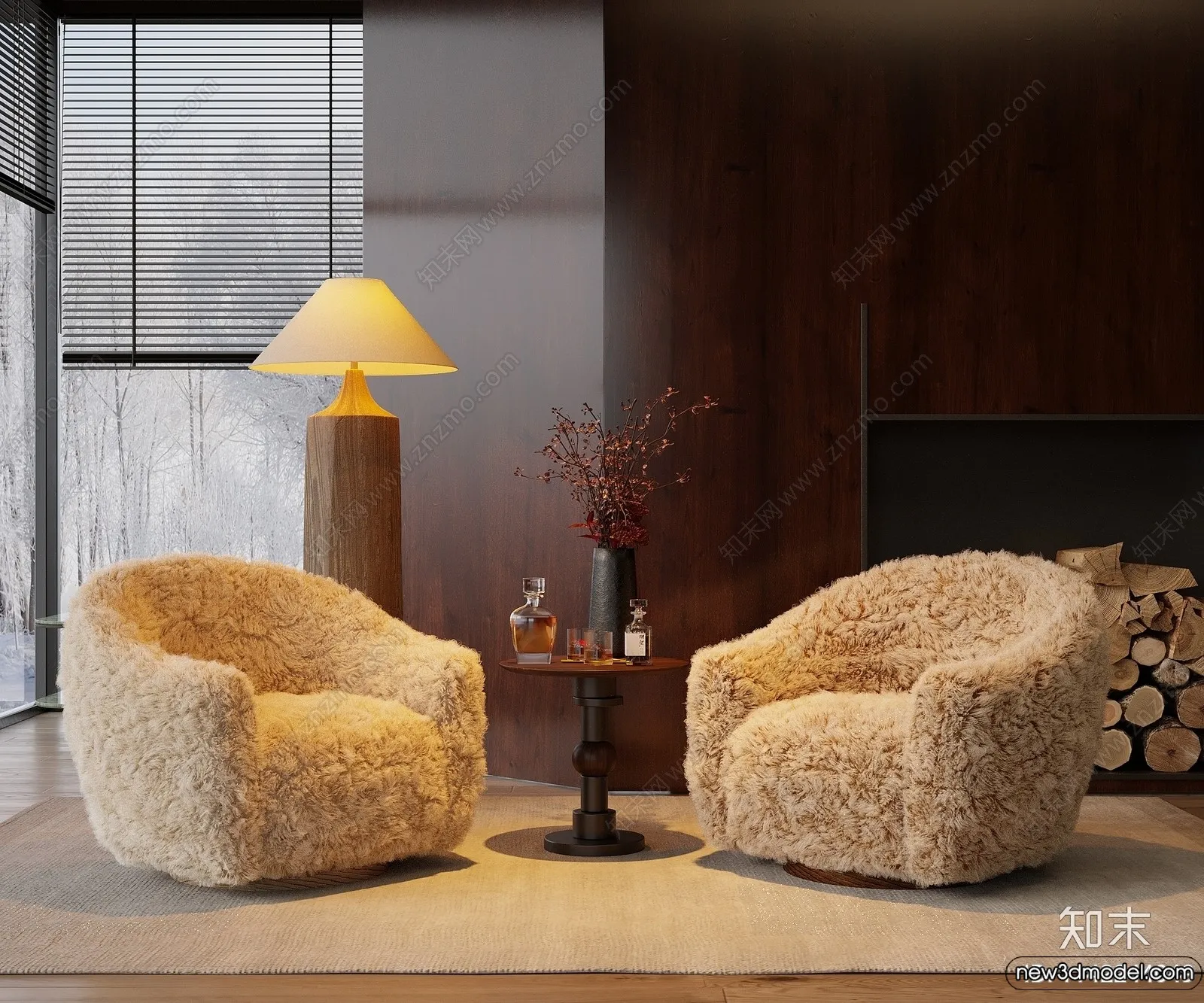 Leisure Chairs - 3D Furniture Models for Interior - 051