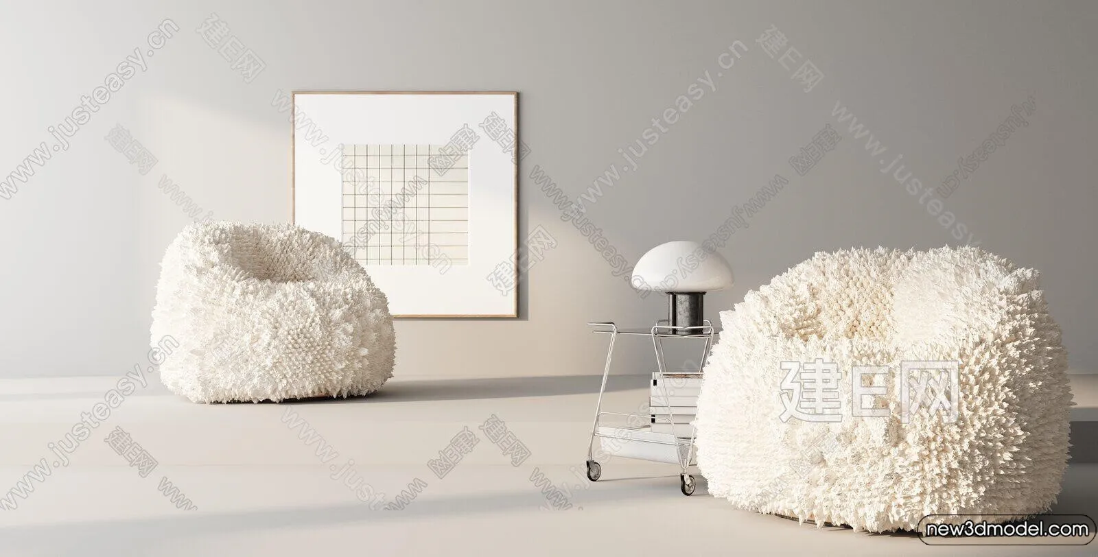 Leisure Chairs - 3D Furniture Models for Interior - 057