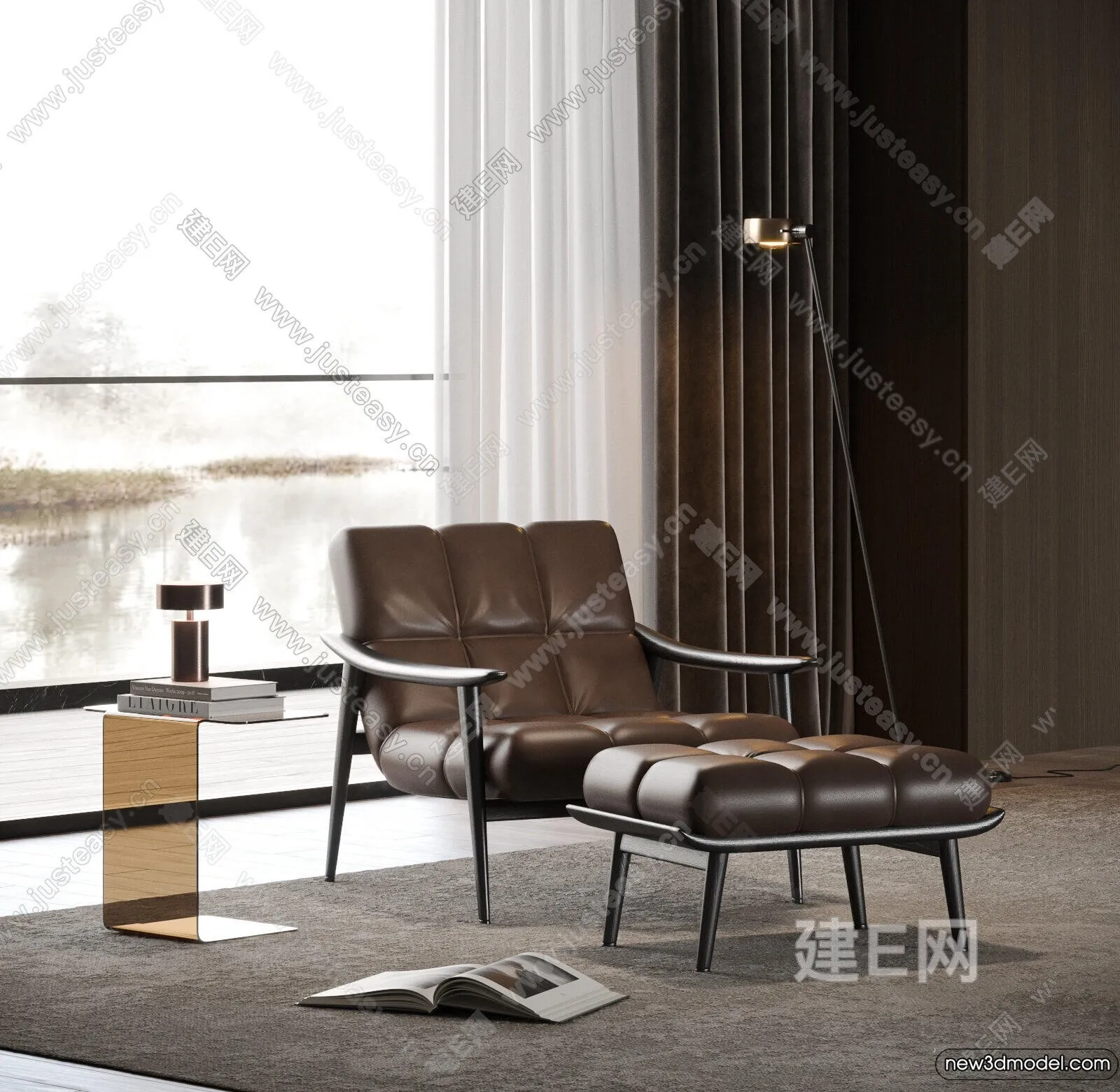 Leisure Chairs - 3D Furniture Models for Interior - 065