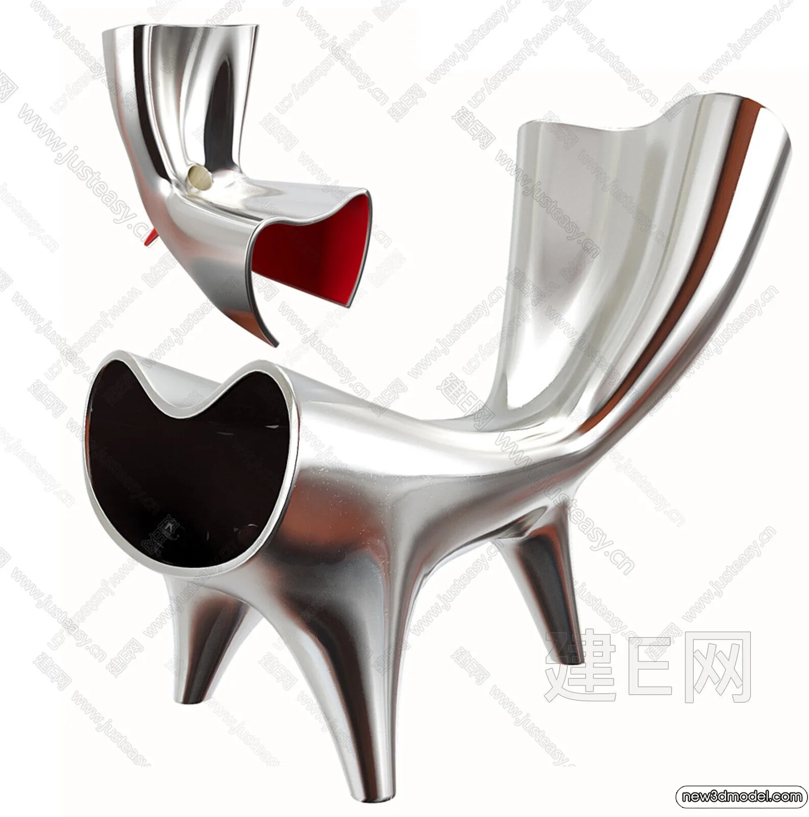 Leisure Chairs - 3D Furniture Models for Interior - 070