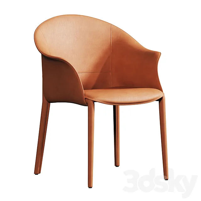 Leisure dining chair 3D Model