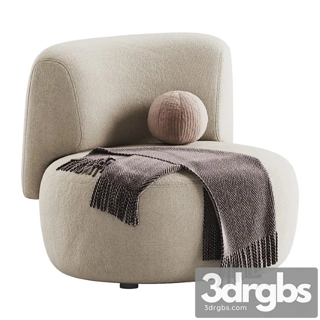 Lek Lounge Armchair 3D Model Free