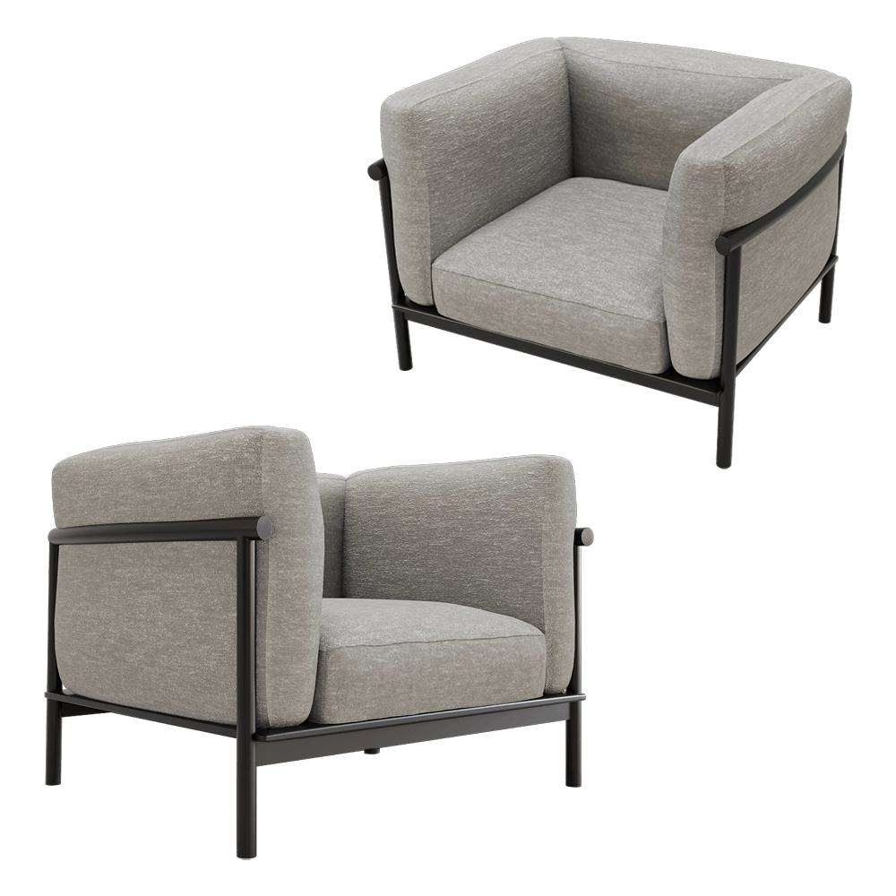 Lema - Armchair Taiki BA451 3D Model