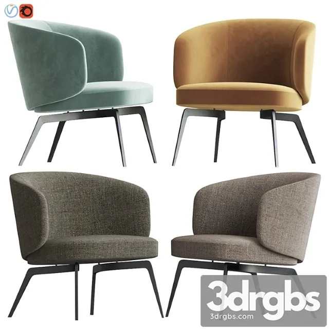 Lema bice armchair 2 3D Model Free