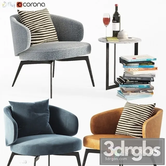 Lema Bice Armchair 3D Model Free