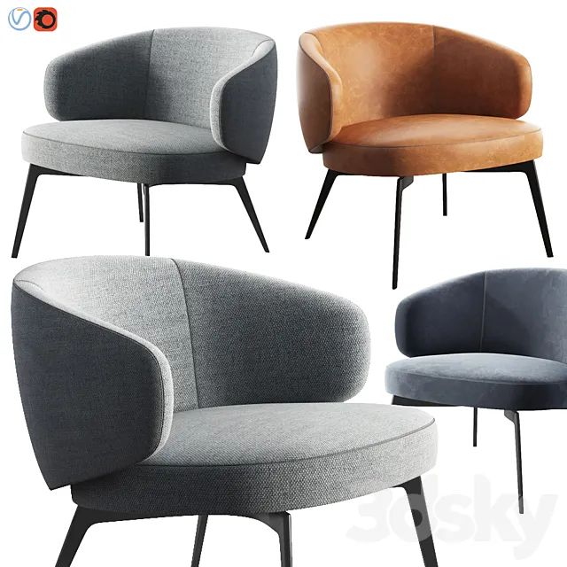 Lema Bice Armchair Rogerseller 3DModel