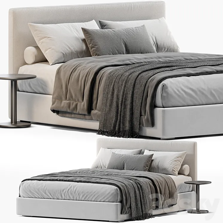 Lema CAMILLE Bed 3D Model Free