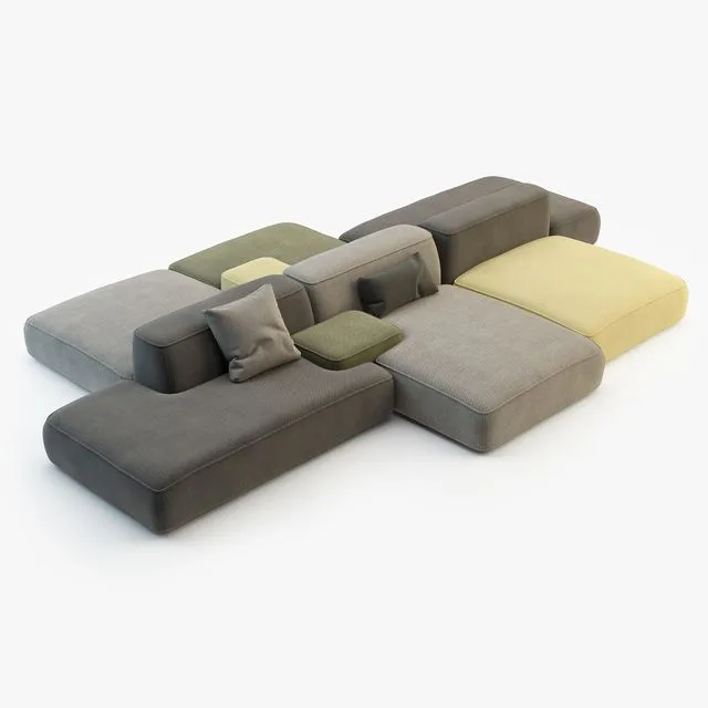 Lema Cloud (modern modular sofa) 3D Model