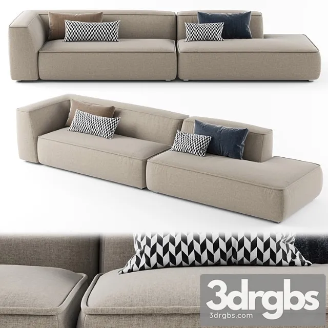 Lema Cloud Sectional Sofa 05 3D Model Free