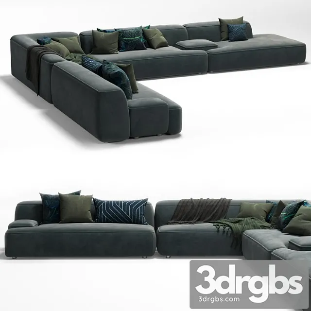 Lema cloud sofa 2 3D Model Free