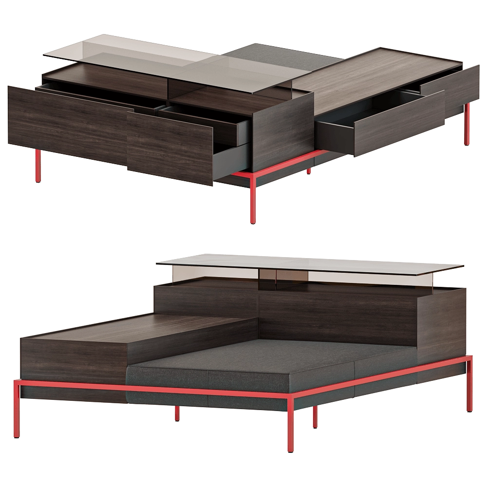 Lema - Ящик с сидением Faroe 3D Model