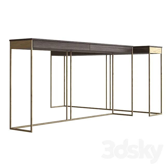 Lema Ella Console Table by David Lopez Quincoces 3D Model