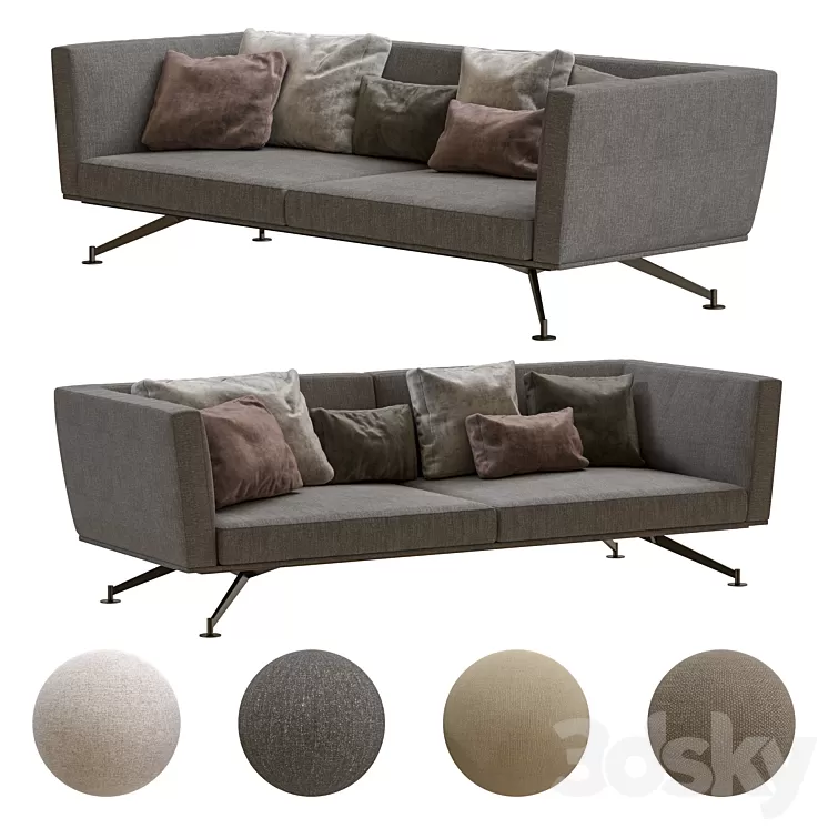 Lema Neil Sofa 2 by Francesco Rota 3D Model