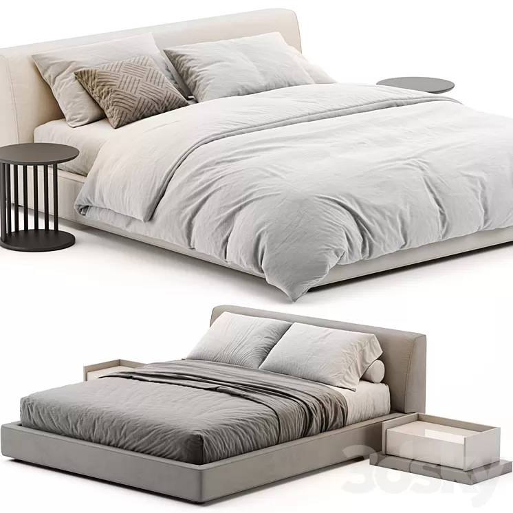 Lema Solftland Bed 3D Model Free