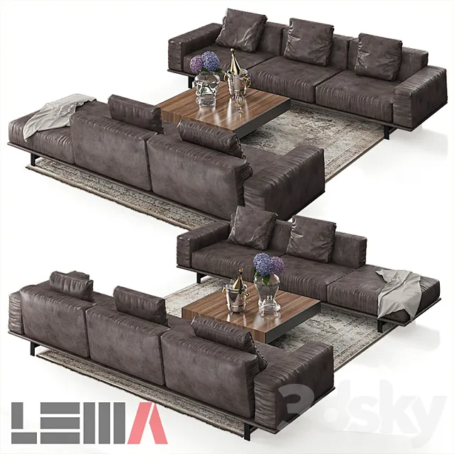LEMA: Yard Sofa 3D Model