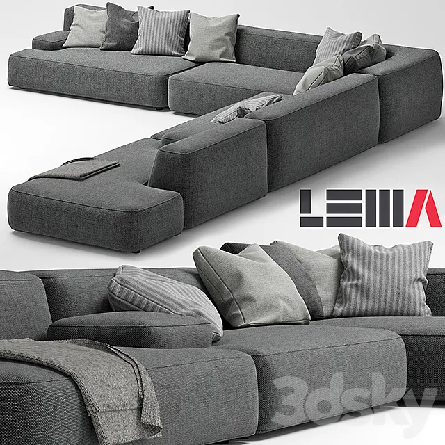 LEMAMOBILI CLOUD SOFA 5 3D Model