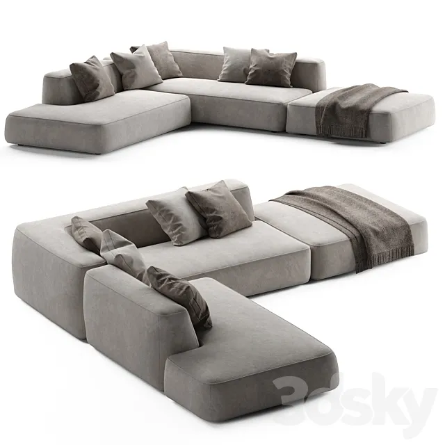 Lemamobili Cloud Sofa 7 3D Model