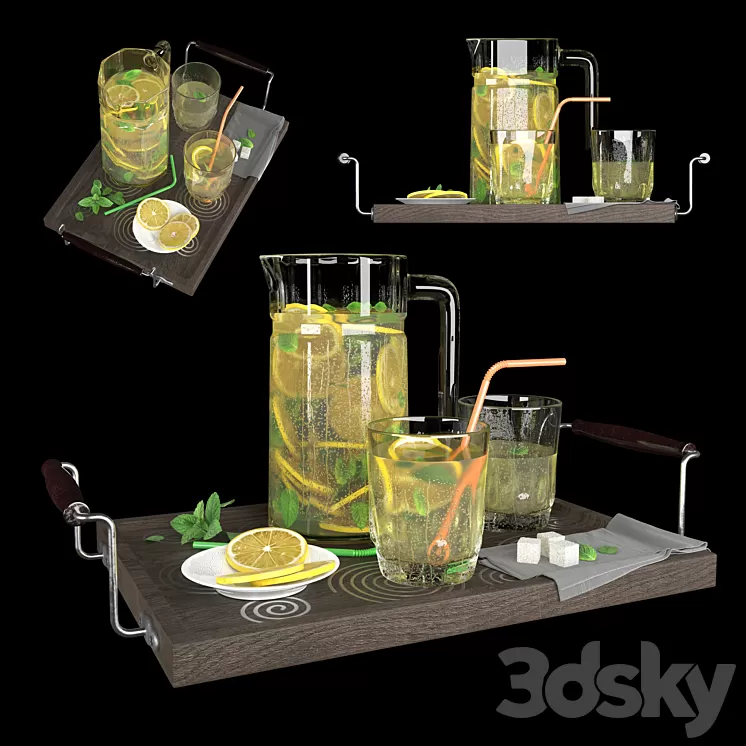 Lemonade 3D Model