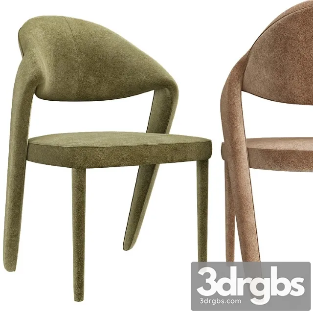 Lennox dining side chair 2 3D Model Free