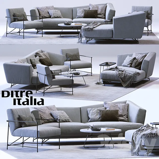 LENNOX Sofa and KYO Armchair 3DModel