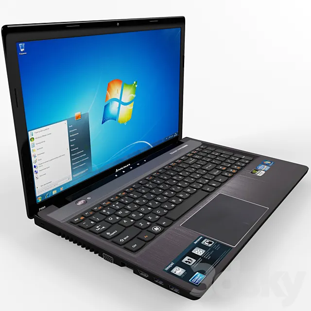 Lenovo IdeaPad Z580 3D Model