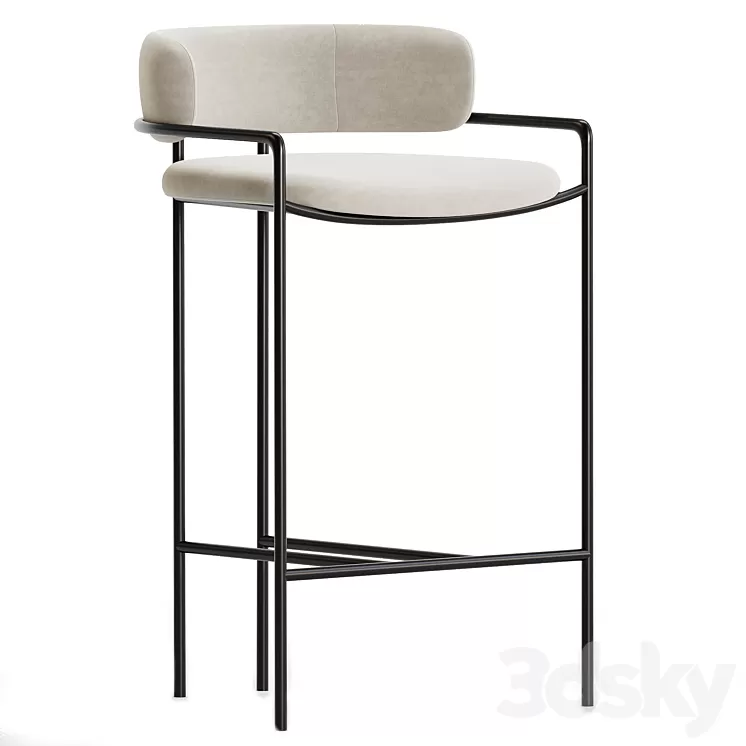 Lenox Bar & Counter Stools 3D Model Free
