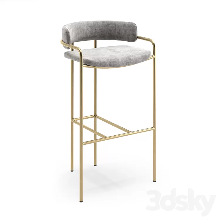 Lenox Bar Stool 3D Model