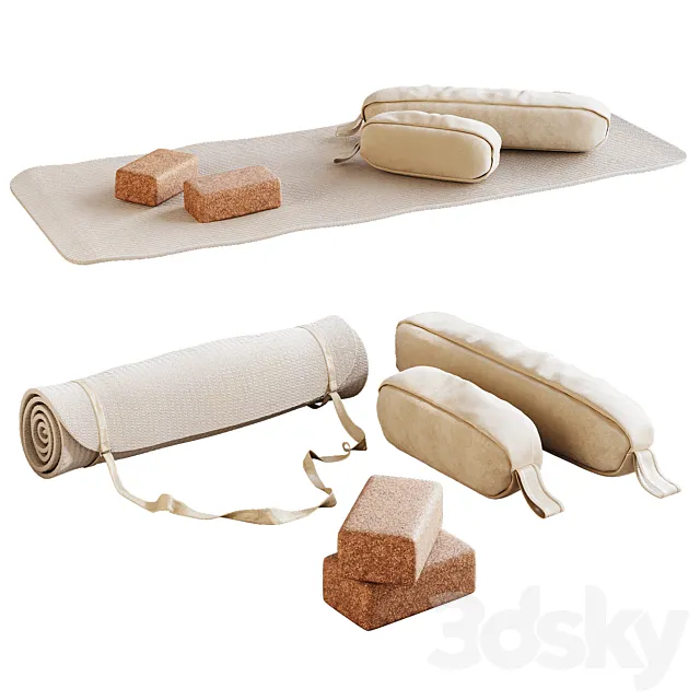 Lenya Yoga set 3D Model