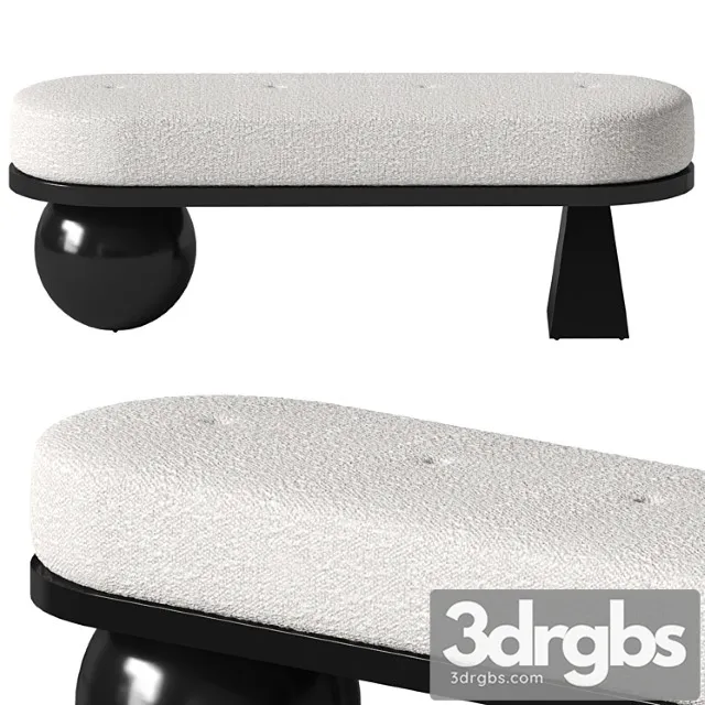 Leo Bench by Christian Siriano 1stdibs 3D Model Download