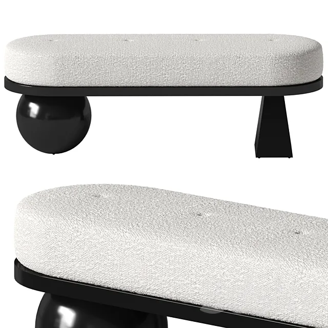Leo Bench by Christian Siriano – 1stdibs 3DModel