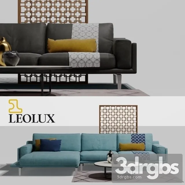 Leolux Bellice Sofa 01 3D Model Free