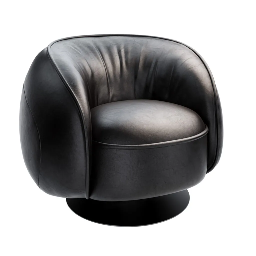 Leon Revolving Armchair by Baxter
