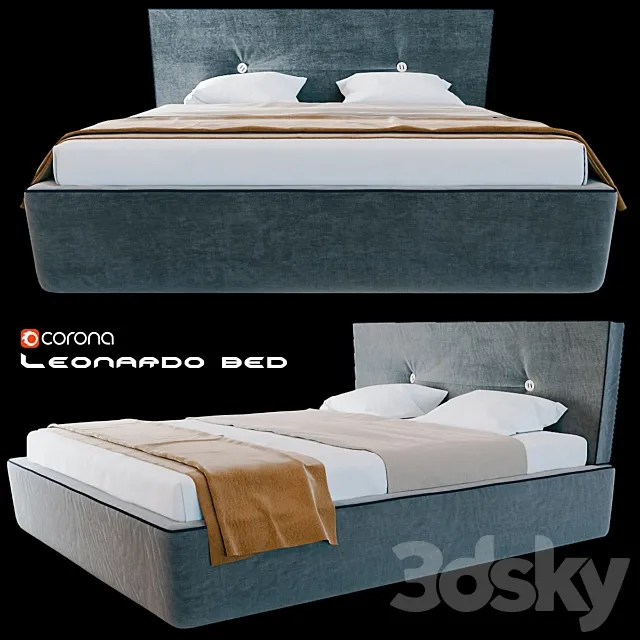 Leonardo Bed 3DModel
