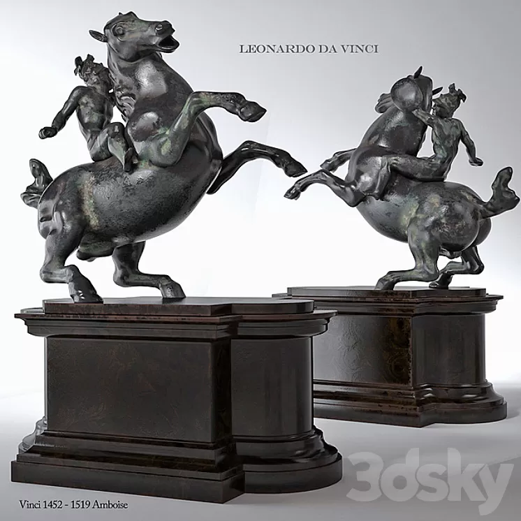 leonardo da vinci 3D Model