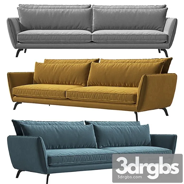 Leone sofa kaza do sofa 2 3D Model Free