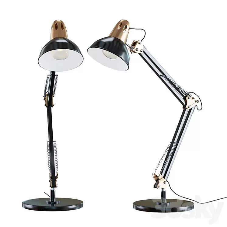 LEPOWER Metal Desk Lamp 3D Model