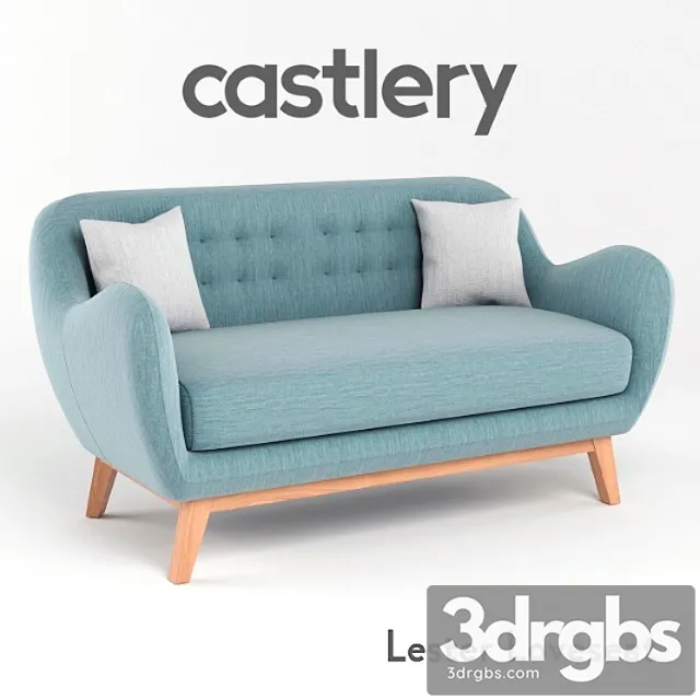 Lester Loveseat 3D Model Free