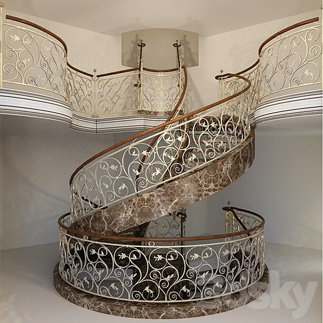 Lestnica_kovka 3DModel