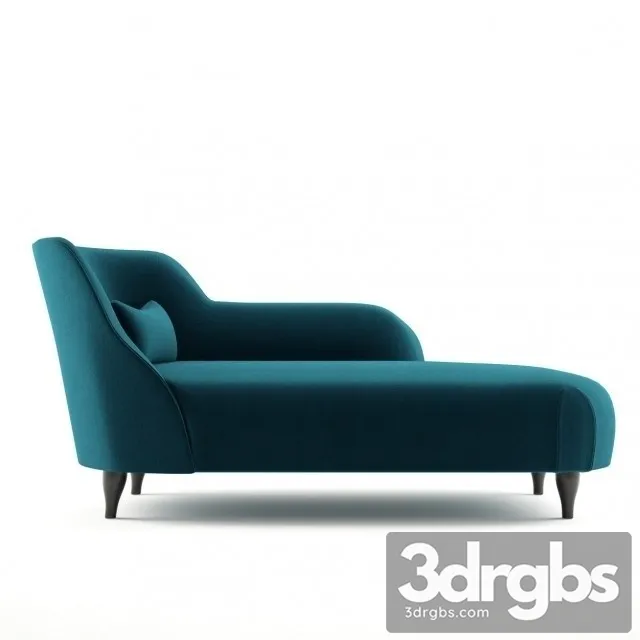 Leta Chaise Sofa 3D Model Free