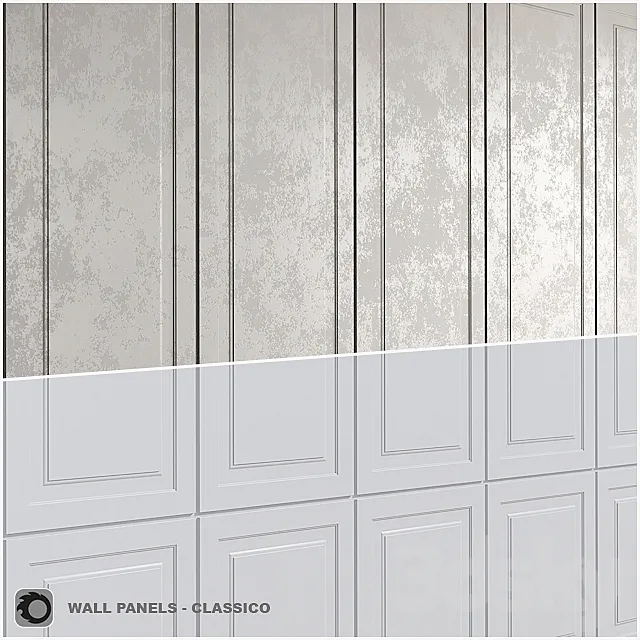 Leto - Classico wall panels 3DModel