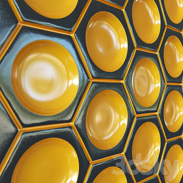 Leto FAVO 0028 3D Panel 3D Model