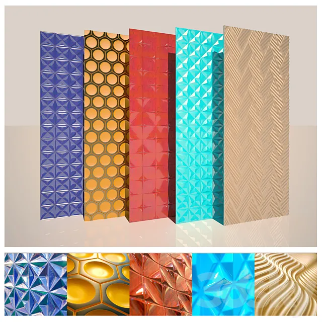 Leto wall panels New 3D Model