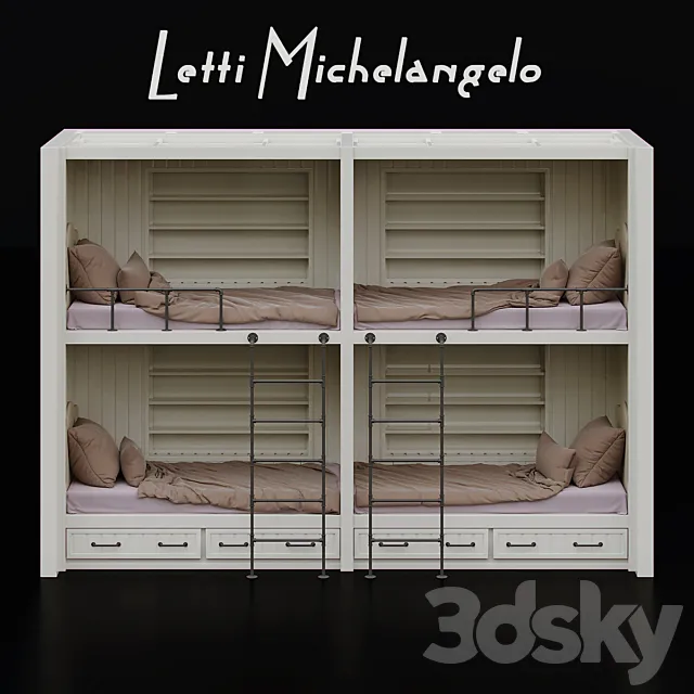 Letti Michelangelo 3DModel