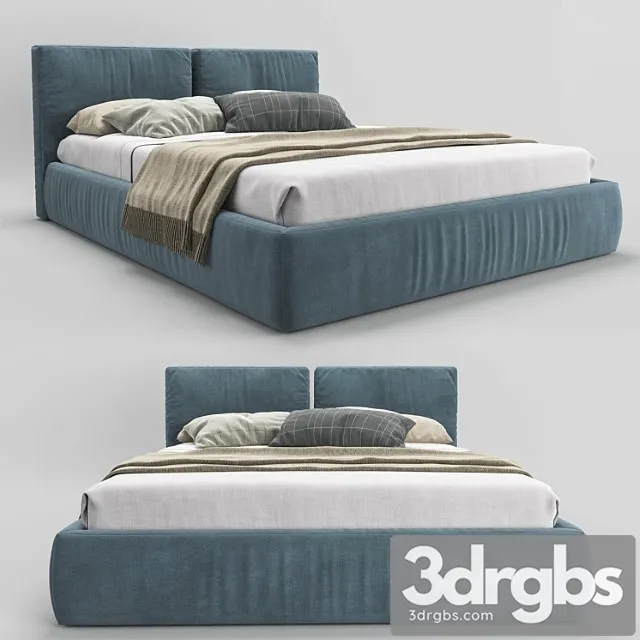 Letto brick bed 2 3D Model Free