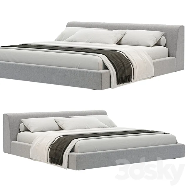 LETTO LOUIS MERIDIANI 3DModel
