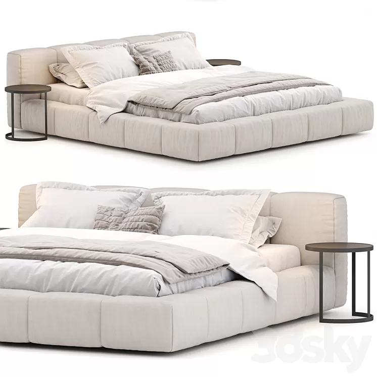 Letto Pixel Box Large Saba italia 3D Model Free Download