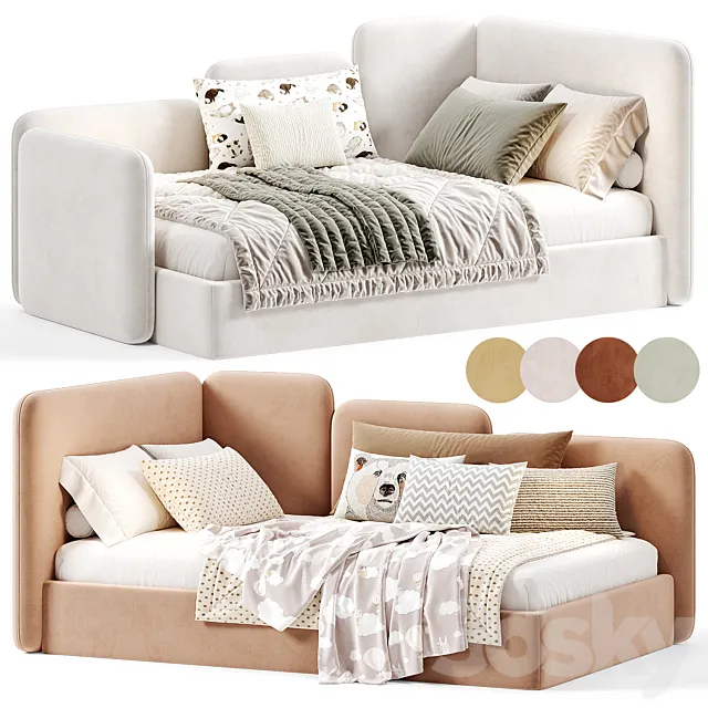 LEVEL 02 Kids Bed By Wheelhouse 3D Model