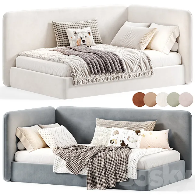 LEVEL 03 Kids Bed By Wheelhouse 3D Model